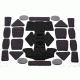 Team Wendy EPIC Helmet Liner System, Black, Small 03-41
