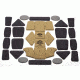 Team Wendy EPIC Helmet Liner System, Coyote Brown, Small 03-71