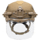 Team Wendy EXFIL Face Shield, Coyote Brown, Medium/Large, 76-VRT-CB1