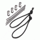 Team Wendy Rail 2.0 Shock Cord Kit, Black 70-SCK-BK