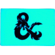 TEC Accessories BEACON Patch, 3in X 2in X 0.19in, Proprietary Embrite Compound Construction, Hook And Loop Backing, Dungeons &amp; Dragons Artwork, Glows Aqua In The Dark, EMP-007-A
