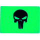 TEC Accessories BEACON Patch, 3in X 2in X 0.19in, Proprietary Embrite Compound Construction, Hook And Loop Backing, Punisher Artwork, Glows Green In The Dark, EMP-004-G
