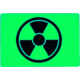 TEC Accessories BEACON Patch, 3in X 2in X 0.19in, Proprietary Embrite Compound Construction, Hook And Loop Backing, Radioactive Artwork, Glows Green In The Dark, EMP-003-G