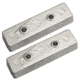 Tecnoseal TEC-BNT Bennett Trim Tab Anode - Zinc - Pair 64450