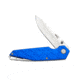 TecX Inceptra 440 Stainless Drop Point Blade with Partial Serration, Folding Knife, Blue Handle, 4.5 75686