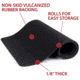TekMat 36in Printed Gun Cleaning Mat AR-15, Black, TEK-36-AR15
