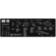 TekMat 36in Printed Gun Cleaning Mat AR-15, Black, TEK-36-AR15
