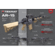 TekMat AR-15 Weapons Platform Design Poster, 24inx36in, TEK-TMP-AR15-WPD