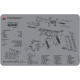 Tekmat Armorers Bench Mat 11''x17'' Glock Gen4 Grey