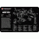 Tekmat Armorers Bench Mat 11''x17'' Ruger Sr-22 Pistol