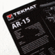 Tekmat Armorers Bench Mat Ultra 15''x44'' Ar-15 Black