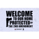 TekMat Door Mat, 2nd Amendment, Black, 25x42 TEK-42-2AMENDMENT-U