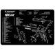 TekMat Heckler and Koch USP Gun Cleaning Mat,11x17in, Black 17-HKUSP