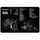 TekMat Springfield Armory XD Gun Cleaning Mat,11x17in,Black 17-XD