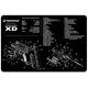 TekMat Springfield Armory XD Gun Cleaning Mat,11x17in, Black 17-XD
