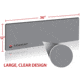 TekMat Logo Gun Cleaning Mat, 36in, Grey, TEK-R36-TMLOGO-GY