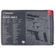 TekMat Glock Gen3 Gun Cleaning Mat, Black/White, Rubber, 11 x 17in, TEKR17GLOCKG3