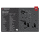 TekMat Springfield Hellcat Gun Cleaning Mat, Rubber, 17in, TEKR17HELLCAT