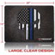 TekMat Ultra 20 - Punisher Blueline Gun Cleaning Mat, Punisher Blueline, TEK-20-PUNISHER-BL