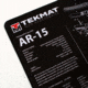 TekMat Ultra 44 - AR-15 -Gun Cleaning Mat, Black, TEK-44-AR15