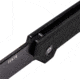 Tekto F1 Alpha Folding Knife, 3.1 in, D2 Steel, Modified Straight Back, G10, Carbon Fiber, Black, F1R-G1BK-D2BK1-A1
