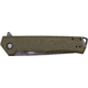 Tekto F1 Alpha Folding Knife, 3.1 in, D2 Steel, Modified Straight Back, G10, Carbon Fiber, OD Green Black, F1R-G1OD-D21BK1-A1