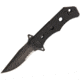 Tekut Escort B Tactical Knife Folding Knife,440C Steel,Partially Serrated,Black,G10 Handle TKLK5272