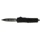 Templar Knife Gen II Maiden Gloss OTF Automatic Folding Knife, 3.5in, D2, Dagger Blade, Black Finish, Metal Alloy Handle, L-MDG-13-1
