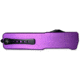 Templar Knife Premium Lightweight Slim Anodized Purple OTF Knife, 3.25in, Aluminum, Drop, Black D2, MA-AP-32-1