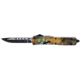 Templar Knife Gen II Slim Liberty OTF Automatic Folding Knife, 3.5in, D2, Drop Point Blade, Black Finish, Metal Alloy Handle, M-LIB-33-1
