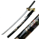 Ten Ryu Fixed Blade, 41.5in, Carbon Steel Blade, Black Cord Wrapped With Real Ray Skin Handle TR-013