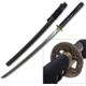 Ten Ryu Fixed Blade, 42in, 1045 Carbon Steel Blade, Black Cord Wrapped Handle, TR-036BK