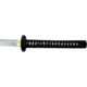 Ten Ryu Nobunaga Katana, Hand Forged, Iron Wrapped High Quality Carbon Steel 10 3/4in Blade, Wood Saya With Deep Black Lacquered Finish, MC-3032