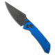 Tenable Knives Tenable Fenrir Crossbar Lock Knife Blue Diamond Aluminum 3.4" Gray TiCN, Blue, Nitro-V, adult, BHQ-236327