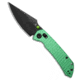 Tenable Knives Tenable Fenrir Crossbar Lock Knife Green Diamond Al 3.4" Black SW, Green, Nitro-V, adult, BHQ-230018