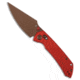 Tenable Knives Tenable Fenrir Crossbar Lock Knife Red Diamond Aluminum 3.4" Rose Gold, Red, Nitro-V, adult, BHQ-236325