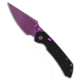 Tenable Knives Tenable Fenrir Top Liner Lock Knife Black G-10 3.4" Purple B1034H19, Black, Nitro-V, adult, BHQ-236302