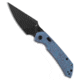 Tenable Knives Tenable Fenrir Top Liner Lock Knife Blue Crystallized Titanium 3.4" Black, Blue, Nitro-V, adult, BHQ-236317