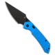 Tenable Knives Tenable Fenrir Top Liner Lock Knife Dark Blue Aluminum 3.4" Black SW, Blue, Nitro-V, adult, BHQ-233328