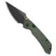 Tenable Knives Tenable Fenrir Top Folding Knife, 3.40in, Nitro V Steel, Harpoon Blade, G-10, Green Handle, Green/Black, 7.85 inch, BHQ-223397