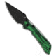 Tenable Knives Tenable Fenrir Top Liner Lock Knife Misty Mountain Jade G-10 3.4" Black SW, Green/White, D2, adult, BHQ-227644