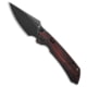 Tenable Knives Tenable Fenrir Top Folding Knife, 3.40in, Nitro V Steel, Harpoon Blade, G-10, Red/Black Handle, Red/Black/Black, 7.85 inch, BHQ-223395