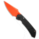 Tenable Knives Tenable Fenrir Top Liner Lock Knife Twill Carbon Fiber Handle 3.4" Orange, Black, Nitro-V, adult, BHQ-223398