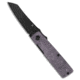 Tenable Knives Tenable Higonokami Liner Lock Knife Purple Micarta 3" Black SW, Purple, D2, adult, BHQ-233338