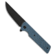 Tenable Knives Anomaly Folding Knife, 3.14in, Nitro V Steel, Micarta, Blue Handle, Blue/Black Gray, 7.29 inch, BHQ-206551