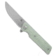 Tenable Knives Anomaly Folding Knife, 3.14in, Nitro V Steel, G-10, Jade Handle, Jade/Gray, 7.29 inch, BHQ-206552