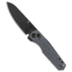 Tenable Knives Tenable Knives Beaver Crossbar Lock Knife Gray/Black G10 3.4" Black Stonewash, Black/Gray, Nitro-V, adult, BHQ-234345
