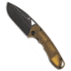 Tenable Knives Tenable Knives Bombur Liner Lock Knife Amber Ultem 3.5" Black Stonewash, Yellow, D2, adult, BHQ-226766