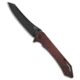 Tenable Knives Colibri Tech Folding Knife, 4.34in, Nitro V Steel, Sheepsfoot Blade, G-10, Black/Red Handle, Black/Red/Black Gray, 9.89 inch, BHQ-210712