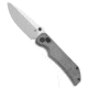 Tenable Knives Eaglestrike Crossbar Folding Knife, 3.73in, Nitro V Steel, Drop Point Blade, Micarta, Black Handle, Black/Gray, 8.36 inch, BHQ-216233